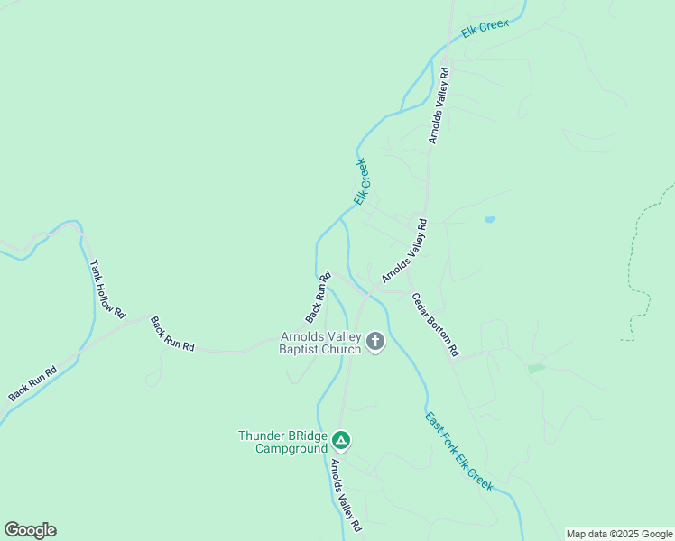 map of restaurants, bars, coffee shops, grocery stores, and more near 56 Back Run Road in Natural Bridge Station
