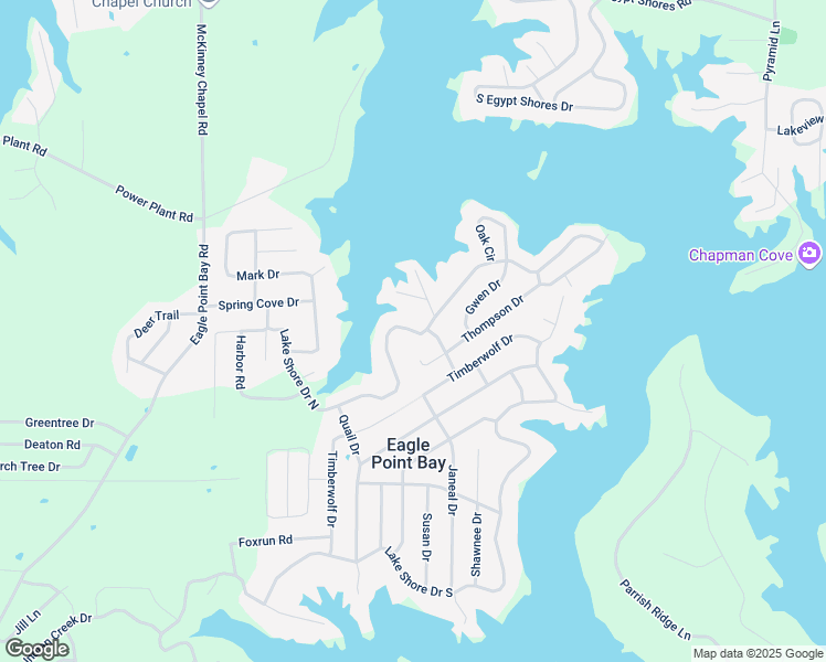 map of restaurants, bars, coffee shops, grocery stores, and more near 658 Lake Shore Drive North in Goreville