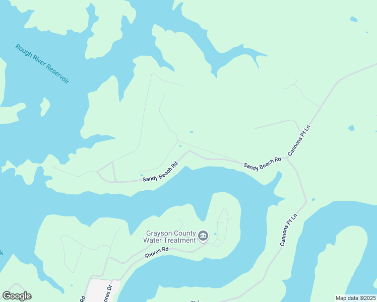 map of restaurants, bars, coffee shops, grocery stores, and more near Sandy Beach Road in McDaniels