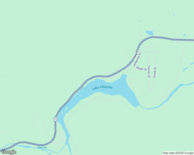 map of restaurants, bars, coffee shops, grocery stores, and more near 9863 Missouri 72 in Ironton