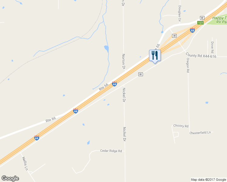 map of restaurants, bars, coffee shops, grocery stores, and more near 17508 Campground Road in Phillipsburg