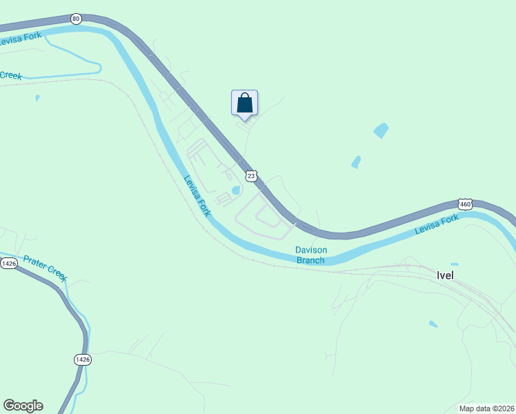map of restaurants, bars, coffee shops, grocery stores, and more near 30 Peach Street in Ivel