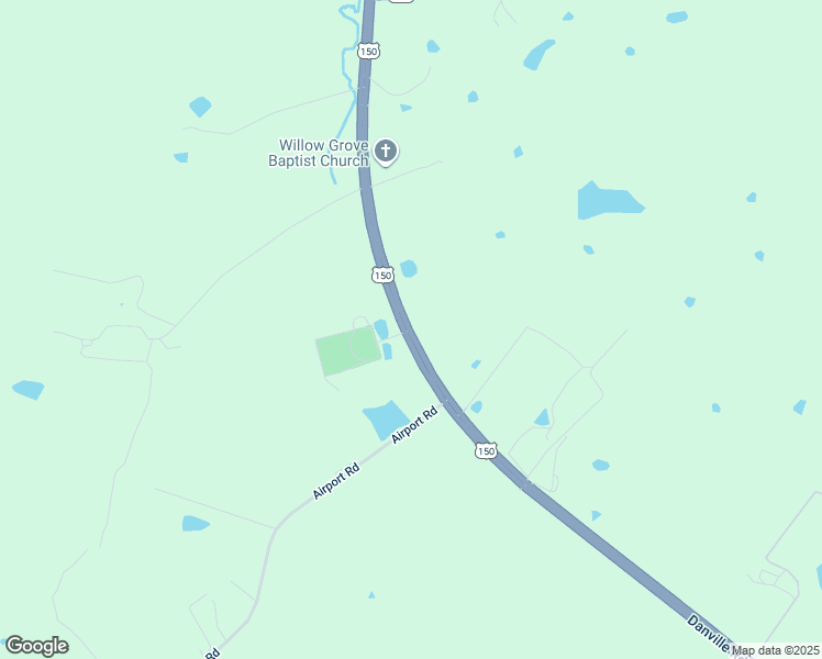 map of restaurants, bars, coffee shops, grocery stores, and more near 4627 Wilderness Road in Danville