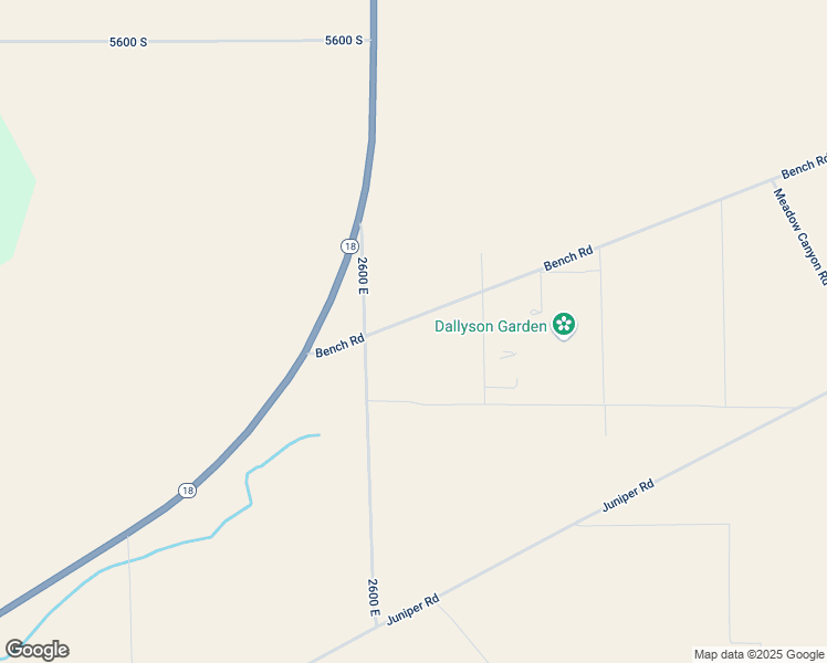 map of restaurants, bars, coffee shops, grocery stores, and more near 2716 East 1200 North in Enterprise