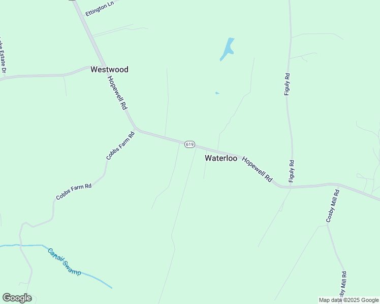 map of restaurants, bars, coffee shops, grocery stores, and more near 3203 Hopewell Road in New Kent