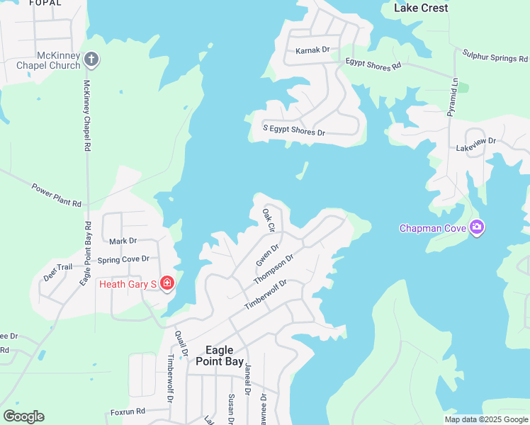 map of restaurants, bars, coffee shops, grocery stores, and more near 135 Oak Circle in Goreville
