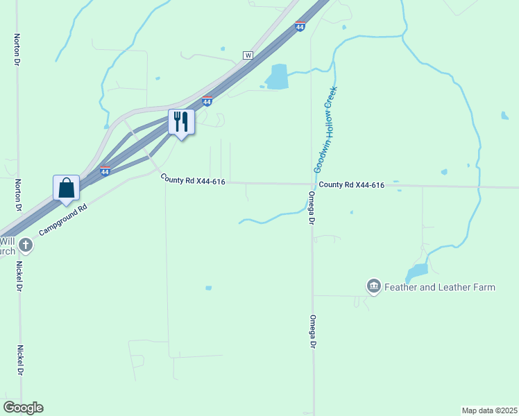 map of restaurants, bars, coffee shops, grocery stores, and more near 17996 Dove Road in Phillipsburg