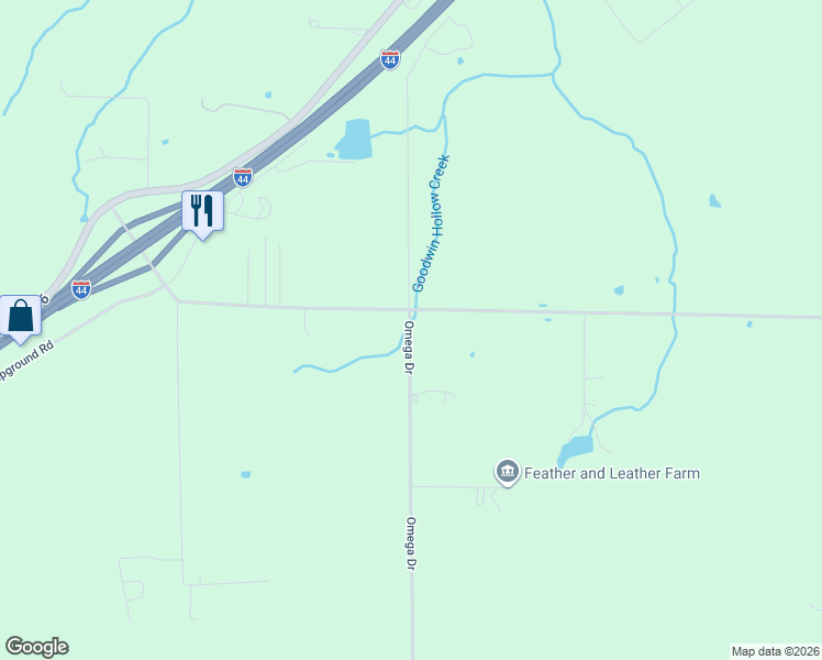 map of restaurants, bars, coffee shops, grocery stores, and more near 17991-17999 Omega Drive in Phillipsburg