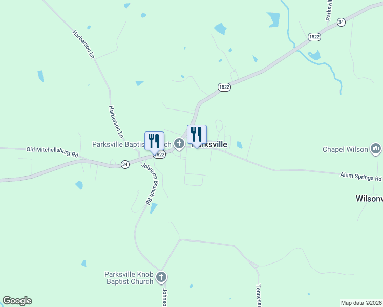 map of restaurants, bars, coffee shops, grocery stores, and more near 6560 Alum Springs Road in Danville