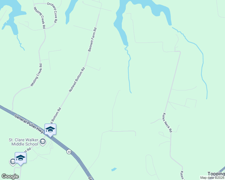 map of restaurants, bars, coffee shops, grocery stores, and more near 629 Silver Ridge Road in Topping