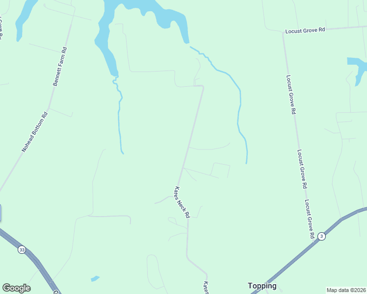 map of restaurants, bars, coffee shops, grocery stores, and more near 811-939 Kates Neck Road in Topping