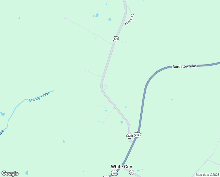 map of restaurants, bars, coffee shops, grocery stores, and more near White City Road in Hodgenville