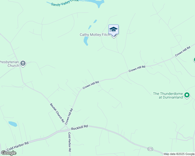 map of restaurants, bars, coffee shops, grocery stores, and more near 4658 Crown Hill Road in Mechanicsville