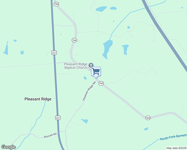 map of restaurants, bars, coffee shops, grocery stores, and more near 4163-4195 Highway 764 in Utica