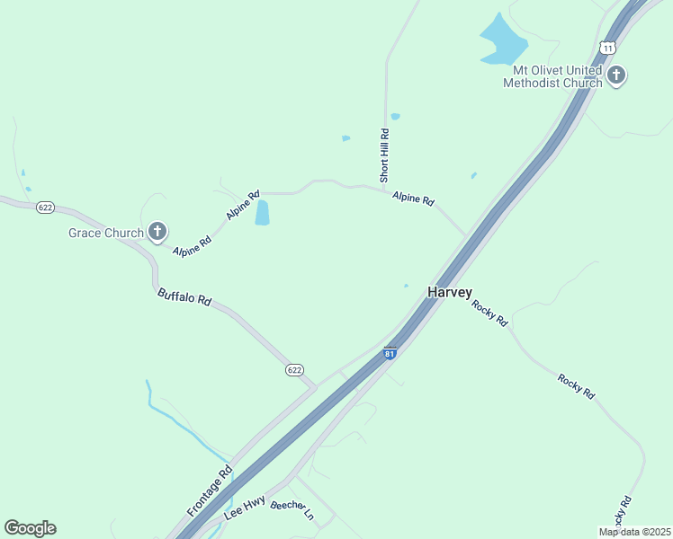 map of restaurants, bars, coffee shops, grocery stores, and more near 64 Buffalo Road in Buchanan