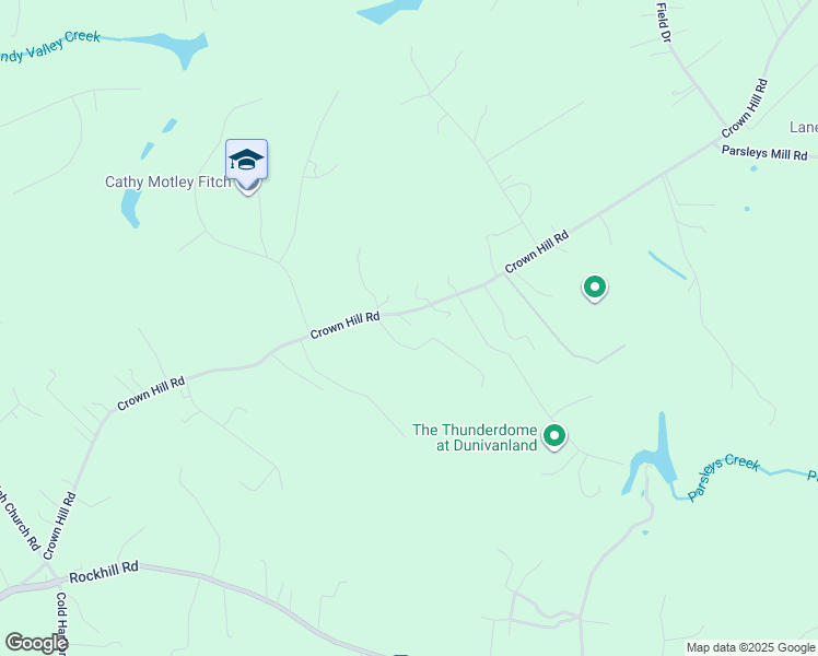 map of restaurants, bars, coffee shops, grocery stores, and more near 4525 Crown Hill Road in Mechanicsville