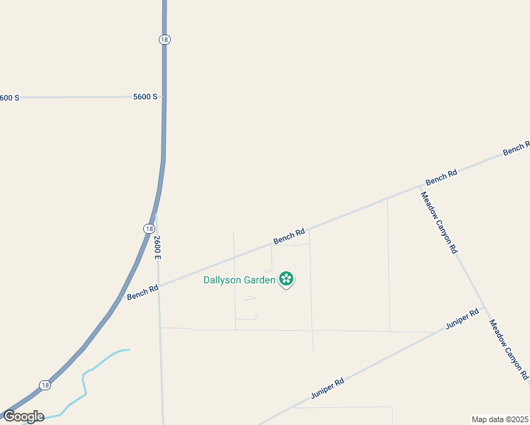 map of restaurants, bars, coffee shops, grocery stores, and more near 1380 2800 East in Enterprise