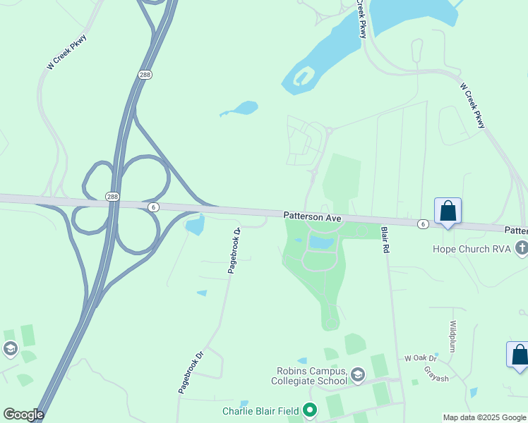 map of restaurants, bars, coffee shops, grocery stores, and more near Virginia 6 in Richmond