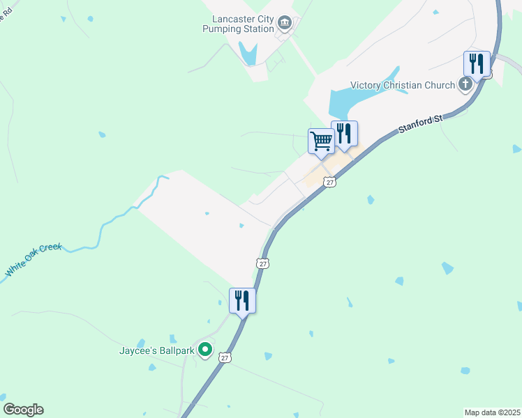 map of restaurants, bars, coffee shops, grocery stores, and more near 92 Pleasant View Drive in Lancaster