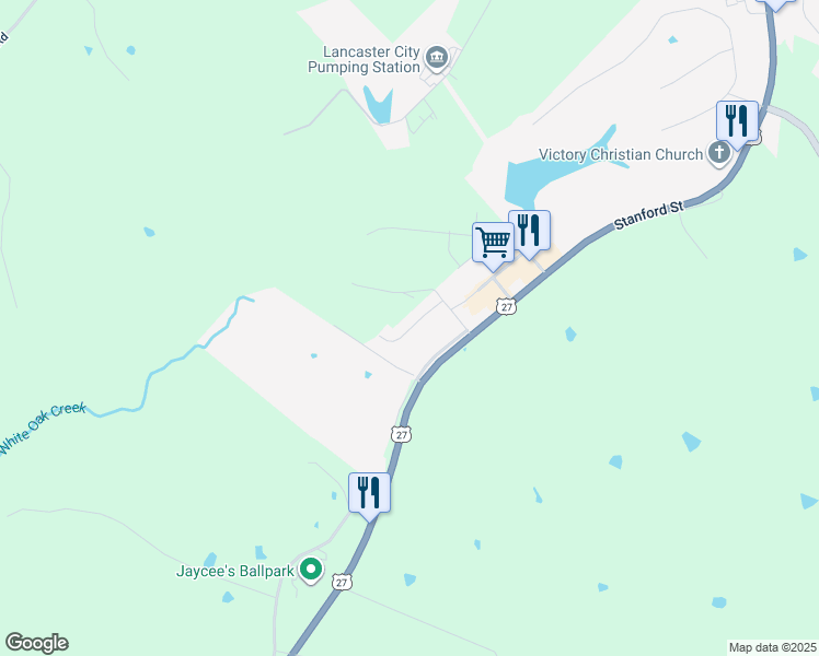 map of restaurants, bars, coffee shops, grocery stores, and more near 92 Pleasant View Drive in Lancaster