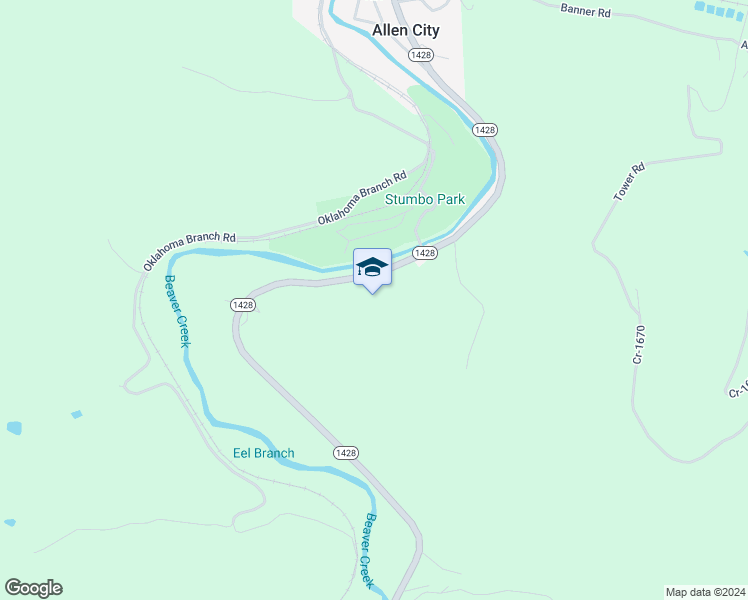 map of restaurants, bars, coffee shops, grocery stores, and more near in Allen City