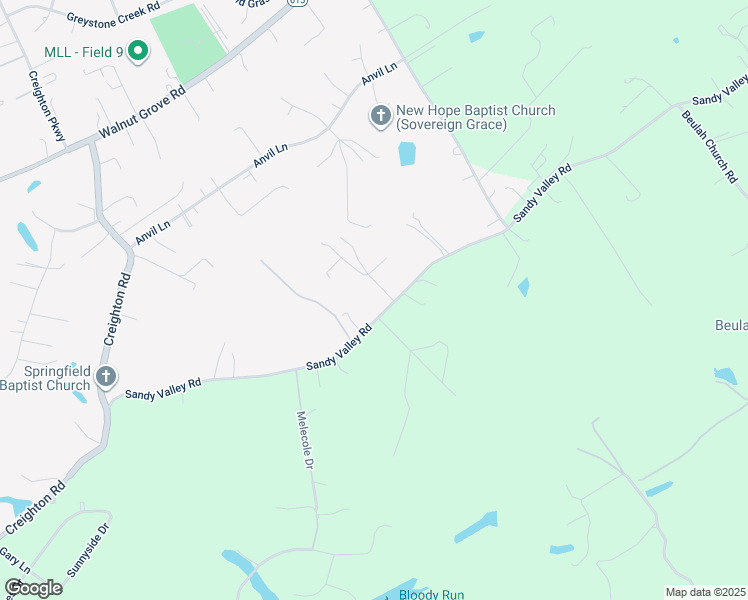 map of restaurants, bars, coffee shops, grocery stores, and more near 5550 Sandy Valley Road in Mechanicsville