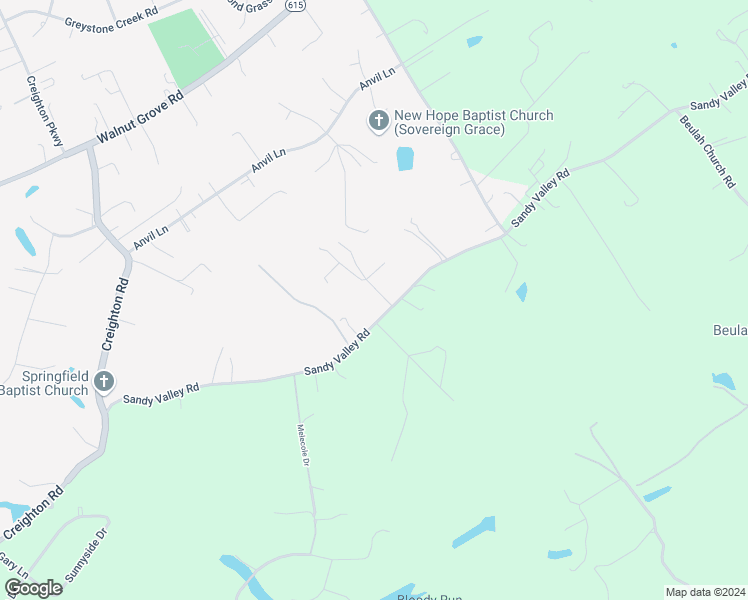 map of restaurants, bars, coffee shops, grocery stores, and more near 5550 Sandy Valley Road in Mechanicsville