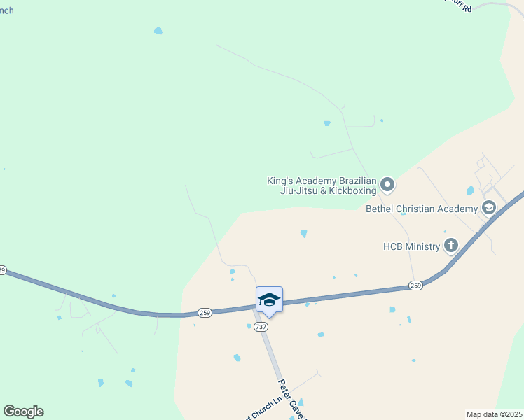 map of restaurants, bars, coffee shops, grocery stores, and more near Kentucky Highway 259 in Leitchfield
