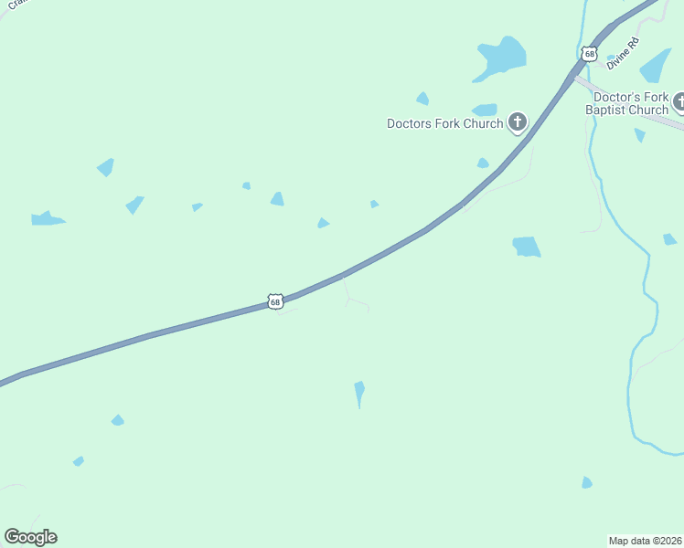 map of restaurants, bars, coffee shops, grocery stores, and more near 524 Jane Todd Crawford Trail in Perryville