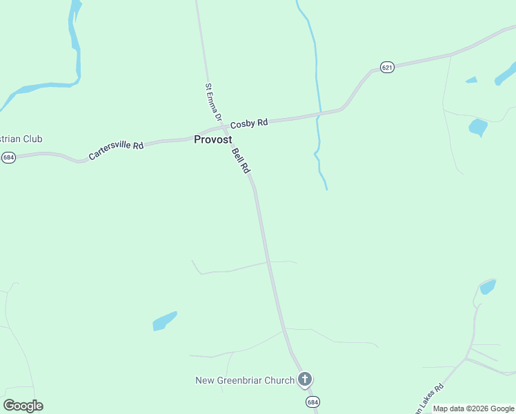 map of restaurants, bars, coffee shops, grocery stores, and more near 4791 Bell Road in Powhatan