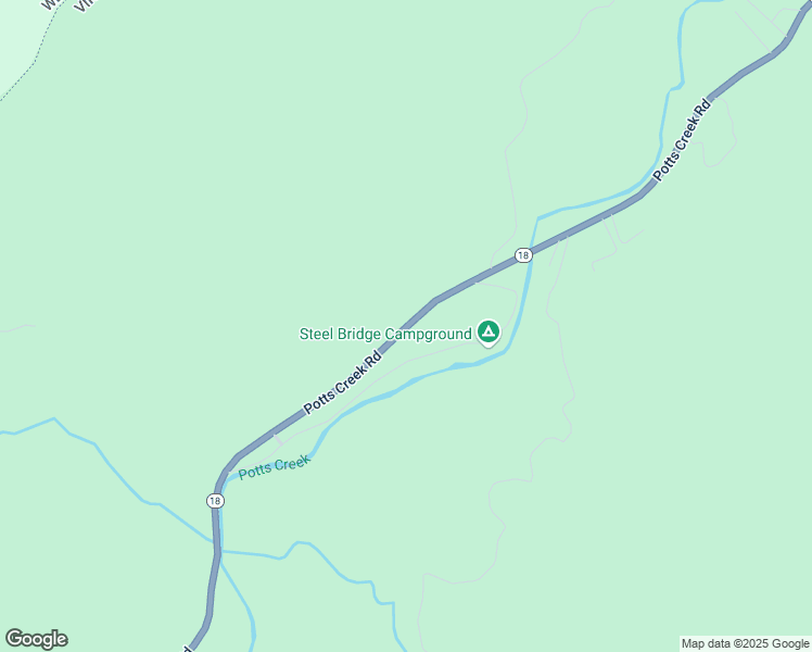 map of restaurants, bars, coffee shops, grocery stores, and more near in Potts Creek