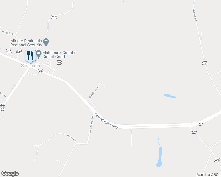 map of restaurants, bars, coffee shops, grocery stores, and more near 310 Woodland Heights Lane in Saluda