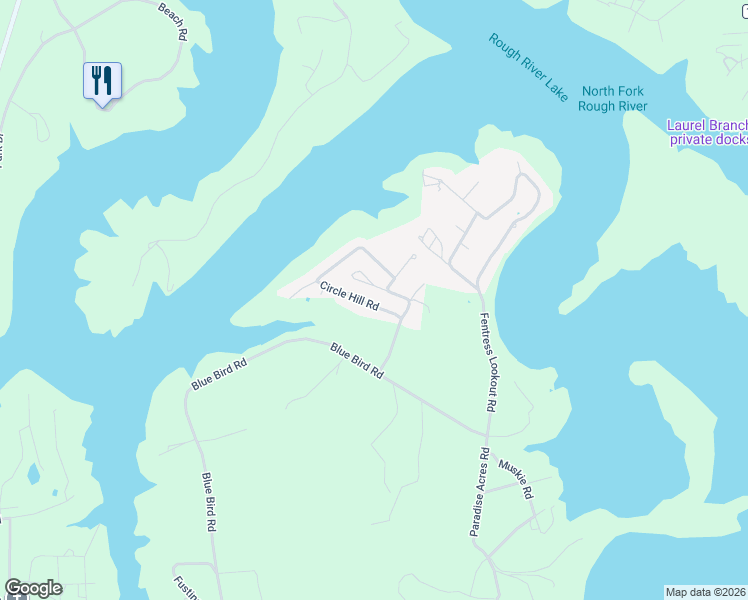 map of restaurants, bars, coffee shops, grocery stores, and more near 356 Circle Hill Road in Vanzant