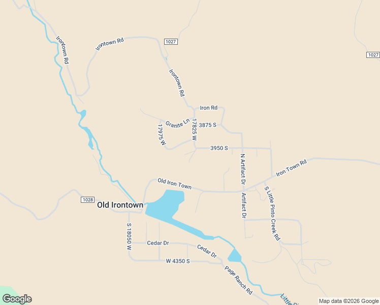 map of restaurants, bars, coffee shops, grocery stores, and more near West Harmony Lane in Iron County