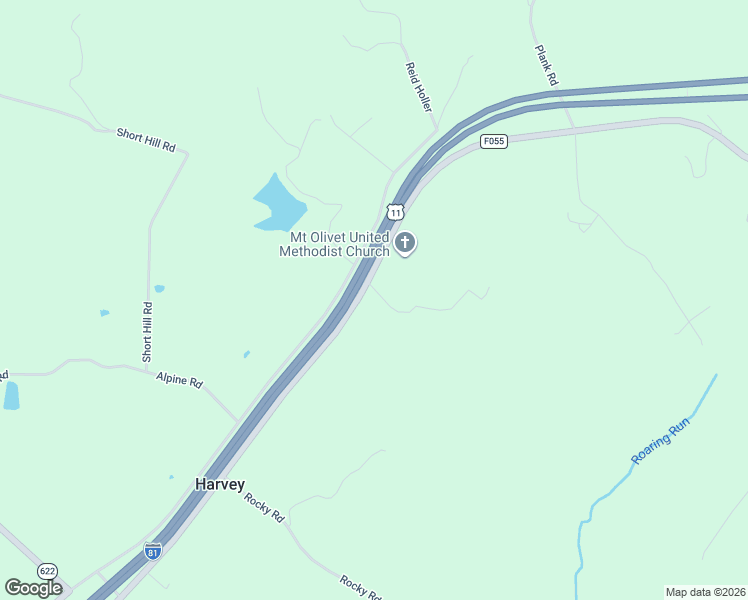 map of restaurants, bars, coffee shops, grocery stores, and more near 42 Powell Road in Buchanan