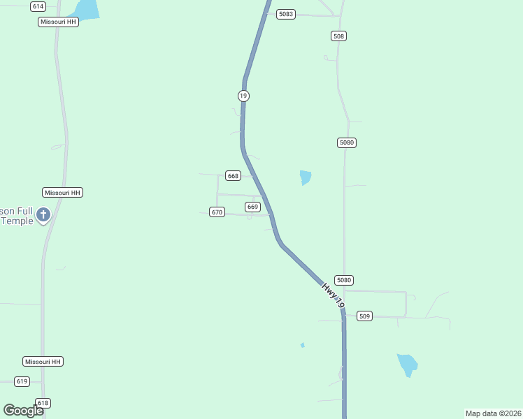 map of restaurants, bars, coffee shops, grocery stores, and more near 3717 Missouri 19 in Salem