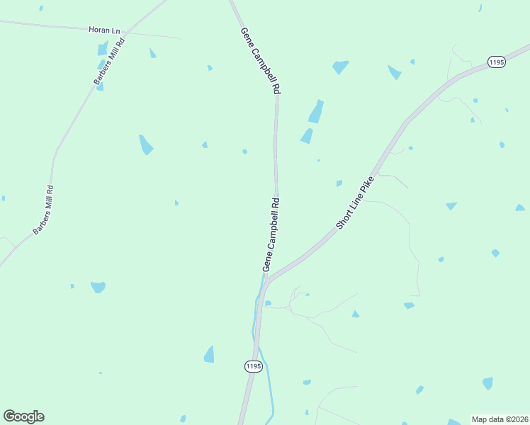 map of restaurants, bars, coffee shops, grocery stores, and more near 1365 Gene Campbell Road in Lebanon