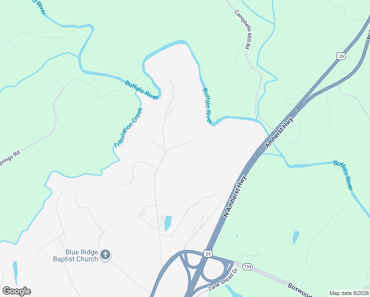 map of restaurants, bars, coffee shops, grocery stores, and more near 368 Grandview Drive in Amherst