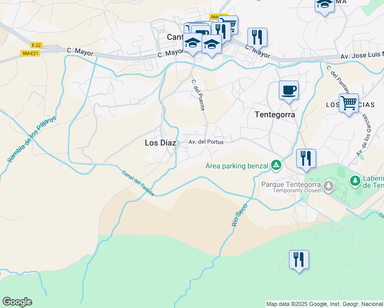 map of restaurants, bars, coffee shops, grocery stores, and more near 3 Calle Manzano in Cartagena