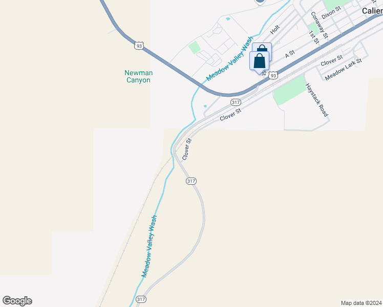 map of restaurants, bars, coffee shops, grocery stores, and more near 900 Front Street in Caliente