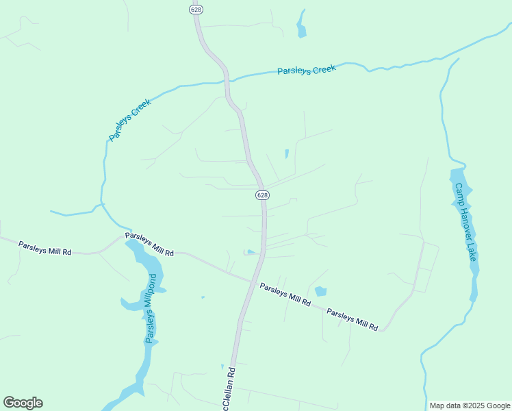 map of restaurants, bars, coffee shops, grocery stores, and more near 7337 McClellan Road in Mechanicsville