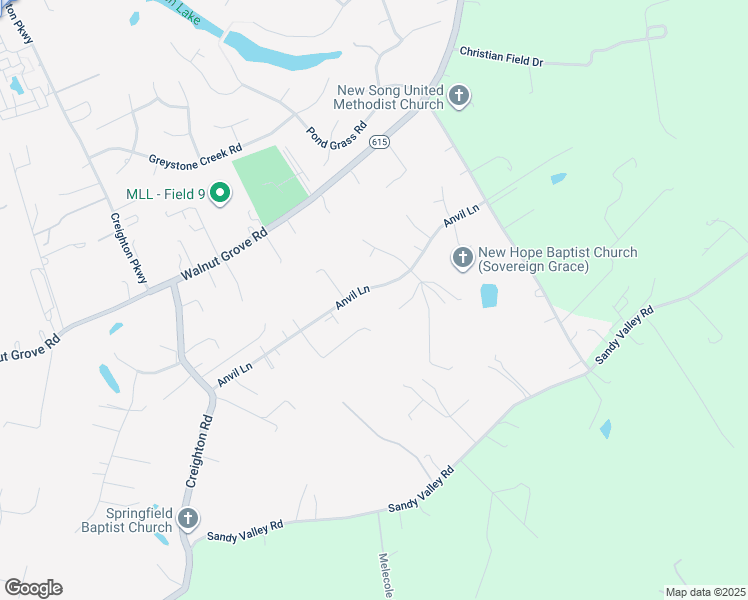 map of restaurants, bars, coffee shops, grocery stores, and more near 6015 Anvil Lane in Mechanicsville