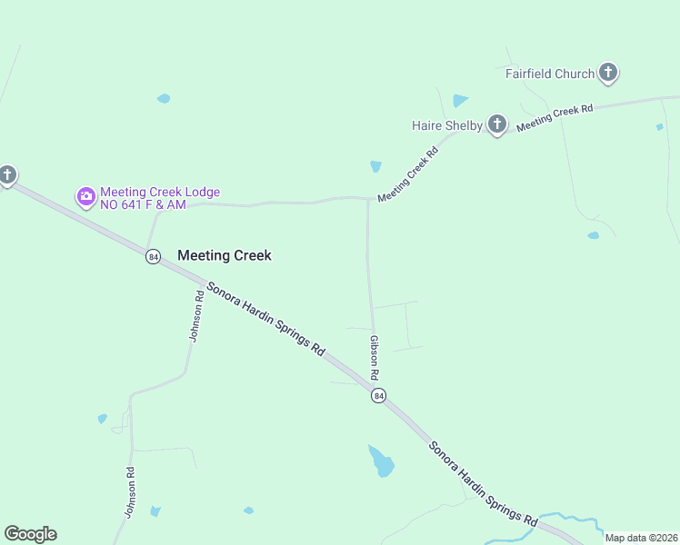 map of restaurants, bars, coffee shops, grocery stores, and more near 1-499 Gibson Road in Hardin