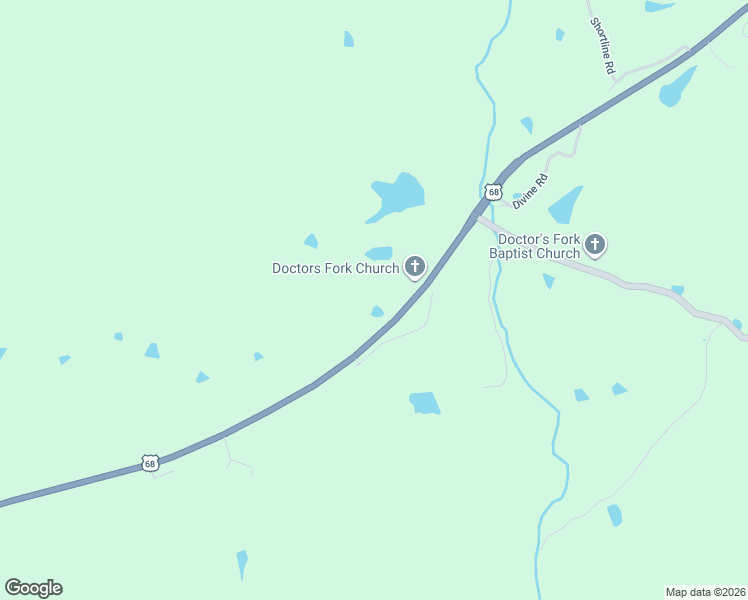 map of restaurants, bars, coffee shops, grocery stores, and more near 524 Jane Todd Crawford Trail in Perryville