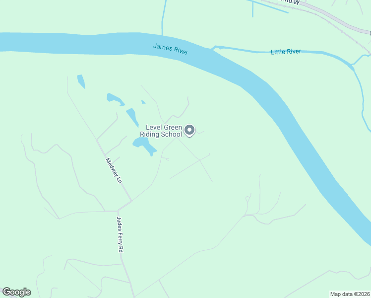 map of restaurants, bars, coffee shops, grocery stores, and more near 3350 John Tree Hill Road in Powhatan