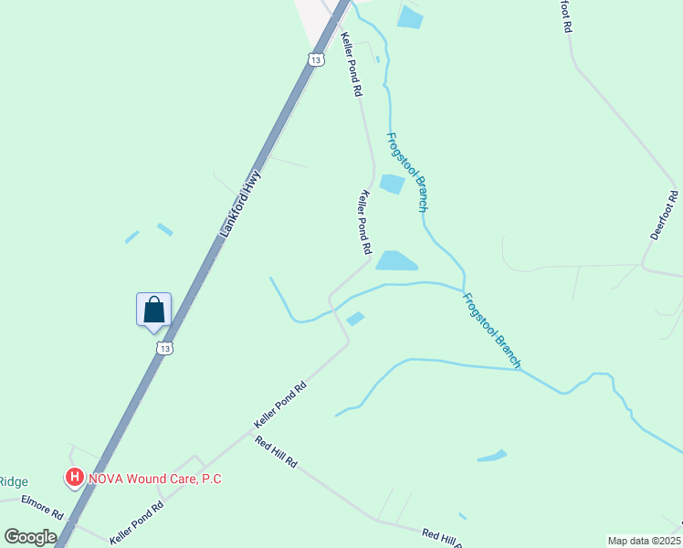 map of restaurants, bars, coffee shops, grocery stores, and more near 31518 Keller Pond Road in Painter