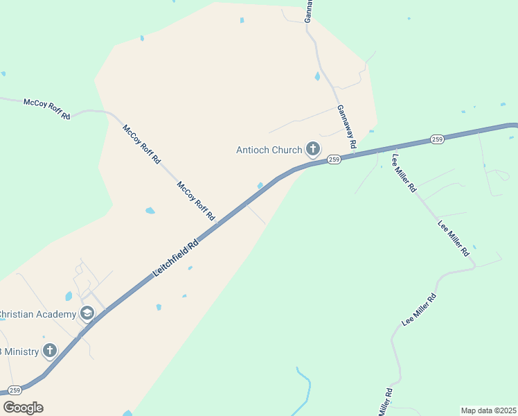 map of restaurants, bars, coffee shops, grocery stores, and more near 19183 Kentucky Highway 259 in Leitchfield