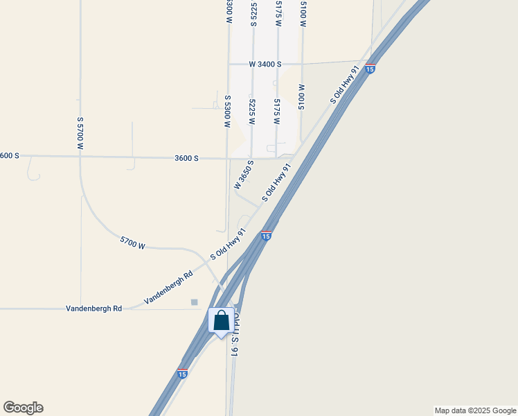 map of restaurants, bars, coffee shops, grocery stores, and more near 6965 Interstate 15 Frontage Road in Cedar City