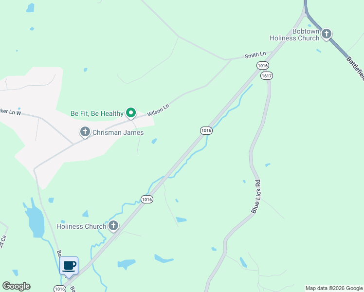 map of restaurants, bars, coffee shops, grocery stores, and more near 2938 Kentucky 1016 in Berea