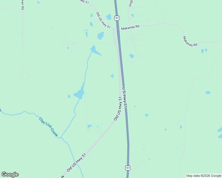 map of restaurants, bars, coffee shops, grocery stores, and more near 849 Old US Highway 51 in Makanda